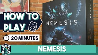 How to Play Nemesis Board Game in 20 Minutes Nemesis Rules [upl. by Asnerek]