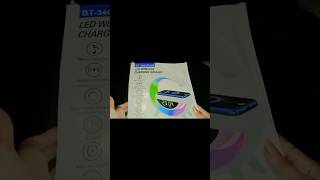 Bt3401plus  LED wirelessCharging speaker How to use  Unboxing asmrunboxingAmsr [upl. by Oly845]