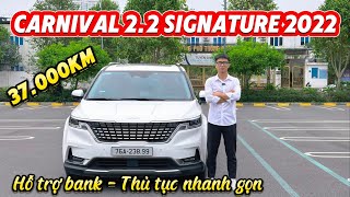 KIA CARNIVAL 22D SIGNAUTRE SẢN XUẤT 2022 Mẫu xe MVP hạng sang của nhà KIA  Nam Xe Lướt Hà Nội [upl. by Gibbie]