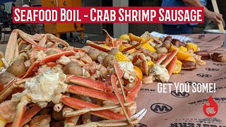 Seafood Boil  Easy Seafood Boil Recipe  Crab and Shrimp Boil  Low Country Boil [upl. by Erdman]