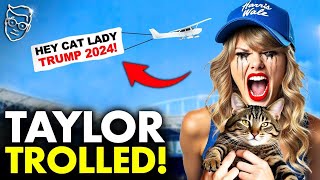 Taylor Swift SCREAMS As Team Trump Fly ‘TRUMP 2024’ Banners Over Her Concert  Swifties Salty Cry 🤣 [upl. by Torey596]