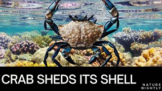 Shedding Secrets Rare Footage of Crab Molting its Skin [upl. by Magna]