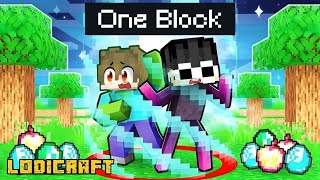 Minecraft but Were MOBS Locked on ONE BLOCK [upl. by Hasan]