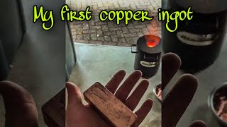 Copper meltdevil forgeASMR Metal Melting [upl. by Millian729]