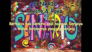 SENARIO  Puasa amp Raya Lirik [upl. by Bryon]