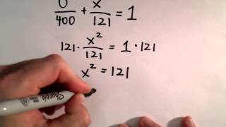 Conic Sections Ellipse  Find X and Y Intercepts [upl. by Kolb]