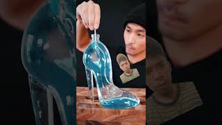 Botol atau sepatu cinderella mukbang satisfying eatingshow oddlysatisfying eatingsounds funny [upl. by Anairb]