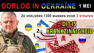 1 mei GEEN OVERLEVENDEN Russische Operatie GAAT VRESELIJK MIS  Oorlog in Oekraïne Uitgelegd [upl. by Inaliak73]