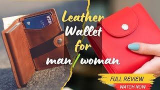 MY LETHER WALLET REVIEW IT CAN CARRY MANY CARDS AND MONEY KAJAL’S TECHY [upl. by Chip]