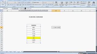 FUNCIÓN COINCIDIR EN EXCEL [upl. by Seema267]
