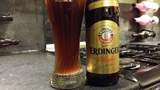 Erdinger Pikantus Dunkler Weizenbock  German Craft Beer Review [upl. by Vanny]