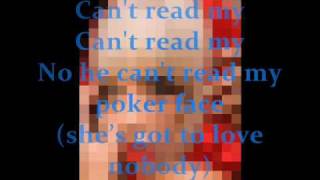 Lady Gaga Poker Face lyrics [upl. by Oilla]