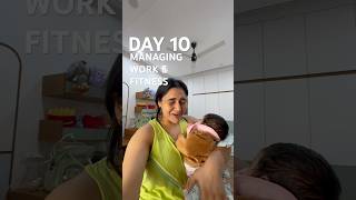 How I Manage fitness after Baby minivlog pregnant [upl. by Amitie716]