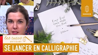 TUTO  Débuter la calligraphie  Noëlie du studio Calligraphique [upl. by Weigle]