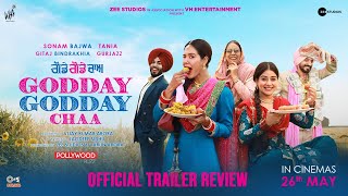 Godday Godday Chaa Trailer Review  Sonam Bajwa  Tania  Gitaj  Gurjazz  New Punjabi Movie 2023 [upl. by Aiouqahs]