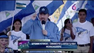 Daniel Ortega envía mensaje a Estados Unidos [upl. by Azitram]