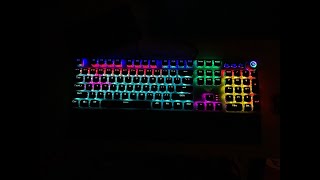 Tewell Mechanical Gaming Keyboard Unboxing And Review [upl. by Adile915]