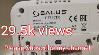 Salus RT510TX stopped working Easy Fix [upl. by Frum490]