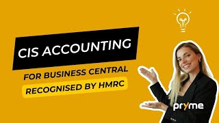 pryme CIS CIS accounting software for Business Central Recognised by HMRC [upl. by Wycoff]