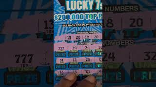 Happy Feeling Finally Got A Win 777 lucky7 alienscratcher lotteryscratchcards txlottery win [upl. by Ivatts]