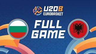 Class Games 915  BUL v ALB  Full Basketball Game  FIBA U20 Womens EuroBasket 2024 Div B [upl. by Niobe]