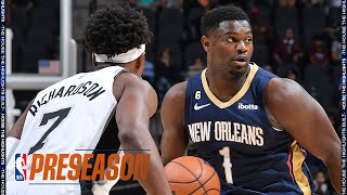 New Orleans Pelicans vs San Antonio Spurs  Full Game Highlights  October 9 2022 NBA Preseason [upl. by Redneval]