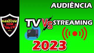 TELEVISÃO VS STREAMING Quem teve MAIOR AUDIÊNCIA no BRASIL em 2023 [upl. by Ahsenet]