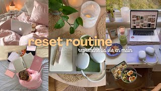 RESET ROUTINE 🫧 Cleaning organisation selfcare running and journaling [upl. by Mick]