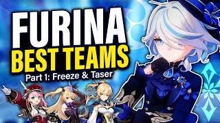 FURINA Teams Guide Pt 1 FREEZE amp TASER Best Healers Rotations and more Genshin Impact 42 [upl. by Yenots]