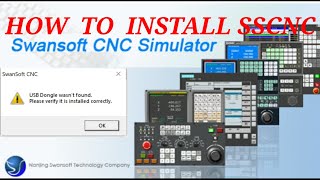 HOW TO INSTALL NANJING SWANSOFT SIMULATOR SSCNC [upl. by Onilatac310]