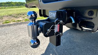 Why I Chose The BampW 5” Drop Tow amp Stow Hitch For My Towing Needs [upl. by Ayekal]