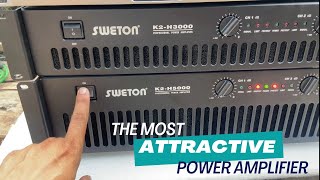 SWETON K2H3000 Power Amplifier  Coolest Power Amplifiers 2024  Sweton K2 Series [upl. by Leugim251]