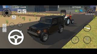 Eicher 241 vs thar 4x4 subscribe me [upl. by Orteip]