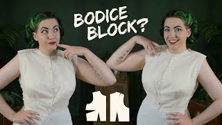 Making a Bodice Block From a Fitting Shell Pattern [upl. by Kriss]