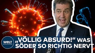 CORONA Covid19Zahlen explodieren quotVöllig absurdquot Markus Söder mit klaren Worten I WELT Interview [upl. by Norej]