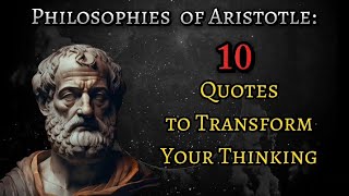 10 Quotes of Aristotle that everyone should know [upl. by Arbrab379]