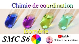 Isomérie géométrique Plan carré  ML4 Chimie de coordination SMC S6 [upl. by Neelak]