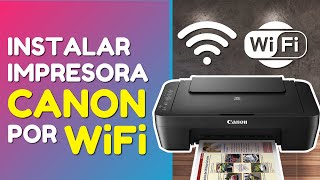 Cómo Instalar Impresora Canon a través de WIFI Canon Pixma MG3029 [upl. by Niawd]