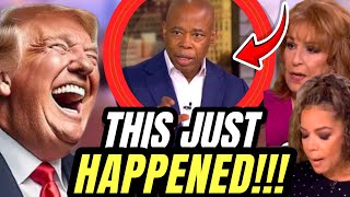 The View Host GETS UPSET SCREAMING After NYC Mayor Eric Adams Defends Trump amp Supports His Agenda [upl. by Nerrej]