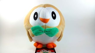 Rowlet Pokemon Center Plush  Lets Look  Pokemon Catalogue [upl. by Atteuqcaj]