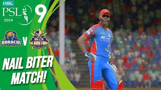 KARACHI KINGS VS QUETTA GLADIATORS  PSL 9 MATCH  CRICKET 24 GAMEPLAY [upl. by Aleka255]