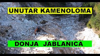 Kamenolom Donja Jablanica Detaljan snimak u niskom letu 4K dron [upl. by Amero]