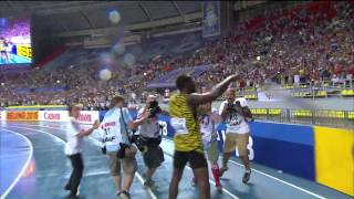 Mens 100m Final  IAAF World Championships Moscow 2013 [upl. by Enahsed]