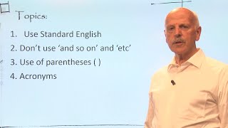 京都大学OCW 英語による科学論文の書き方 “Scientific Writing in English” マルコム・フィッツアール（Malcolm FitzEarle）教授 Part 4 [upl. by Premer147]