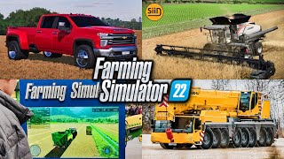 Farm Sim News  3500 Gleaner Straw Harvest amp Stone Valley Update  Farming Simulator 22 [upl. by Gill438]