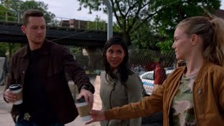 Jay brings Hailey her usual coffee amp Rojas calls him out on it  Chicago PD 707 [upl. by Aneekas]