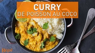 Curry de cabillaud à la crème de coco  regalfr [upl. by Eceirtal]