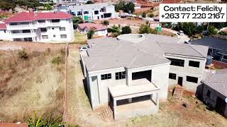 Brookview Incomplete Mansion FOR SALE Harare Zimbabwe [upl. by Zetnwahs860]