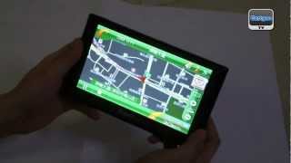 Eroda E700 Pad Car GPS Navigation Video Demo by cartgoo [upl. by Halvaard]