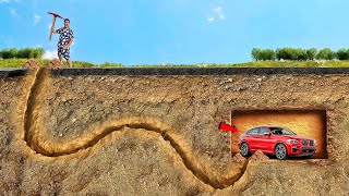 We Made Secret Tunnel To Our BMW After 8 Months🔥  जमीन में दफ़न BMW का क्या होगा हाल [upl. by Annaitsirhc]